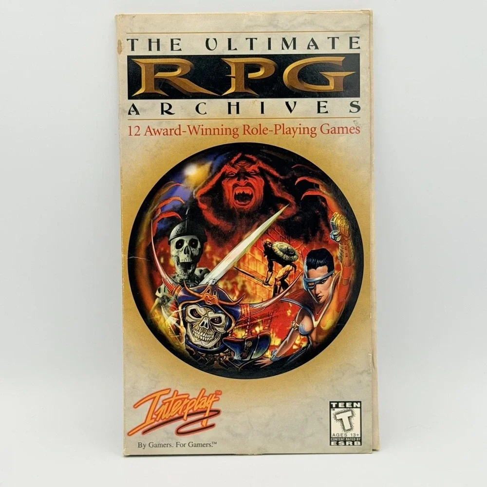 Vintage The Ultimate RPG Archives PC CD-ROM Interplay 1998 Complete 12 Game Set
